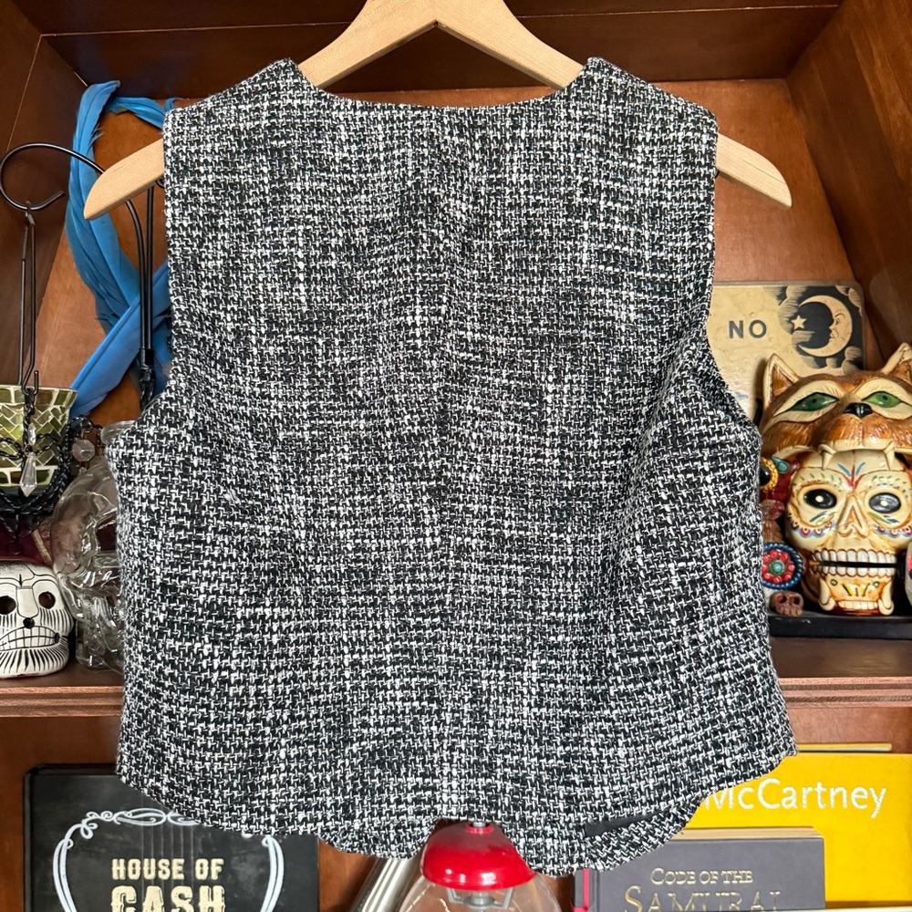 Commense - Old Money Tweed Vest - Women’s Medium - Picture 5 of 6